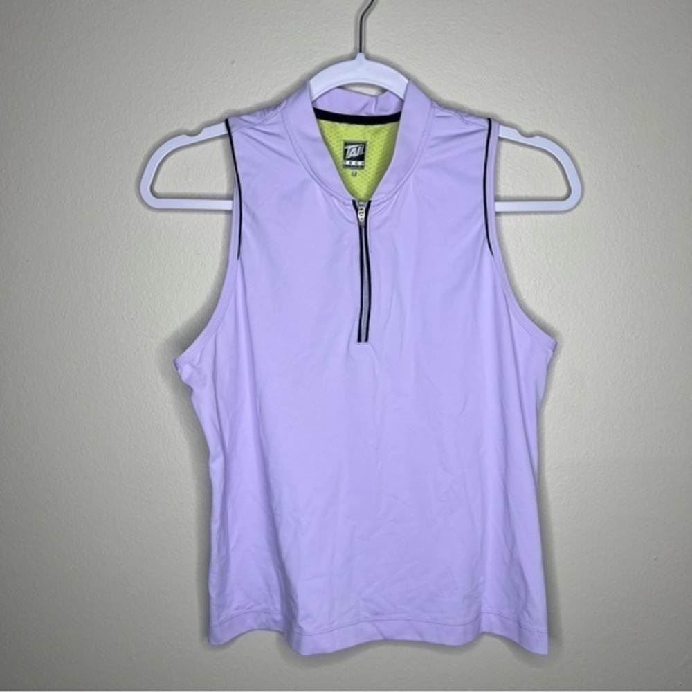 Tail Tech Quarter Zip Stretch Athletic Tank Top‎